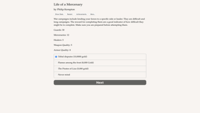 Life Of A Mercenary Free Download