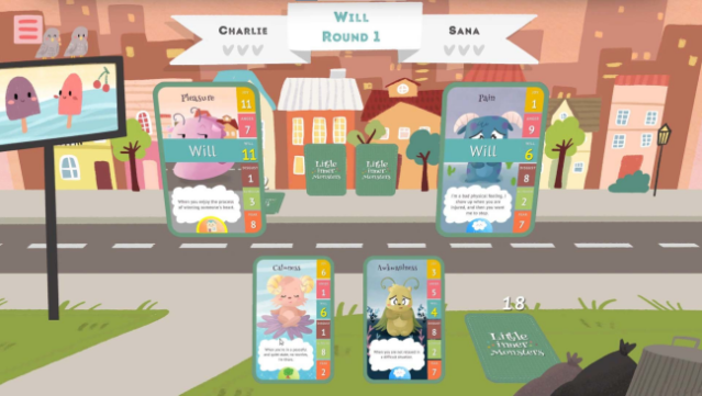 Little Inner Monsters – Card Game Gameplay Screenshot