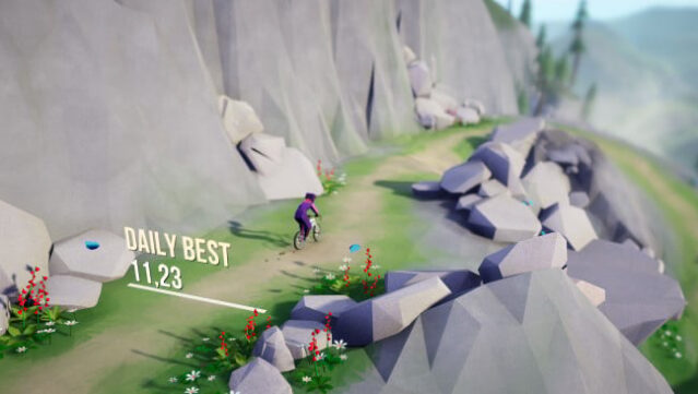 Lonely Mountains: Downhill Free Download gameplay