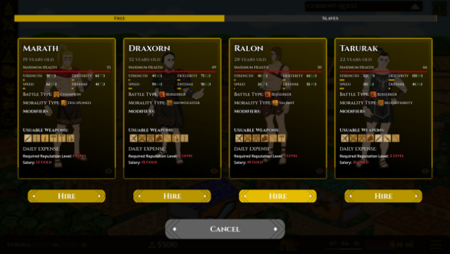 Ludus Manager Free Download gameplay