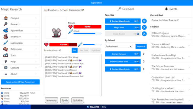 Magic Research Free Download gameplay