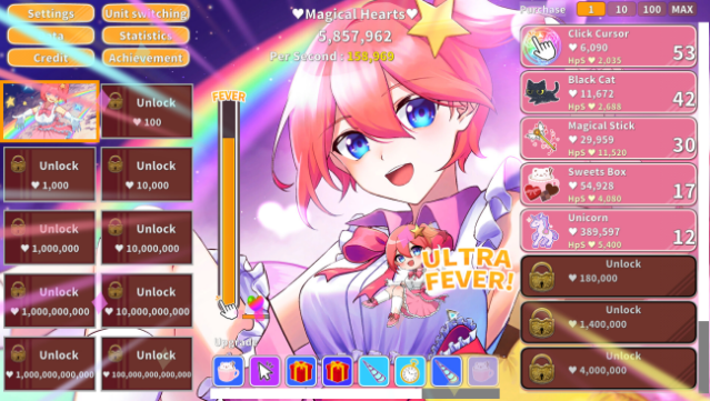 Magical Girl Clicker Free Download gameplay