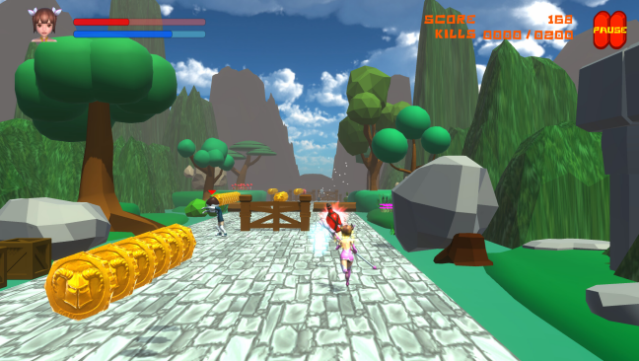 Marmargee Fighter Girl vs. Zombies & Monsters! PC Screenshot