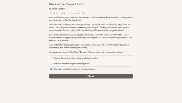 Mask of the Plague Doctor Free Download