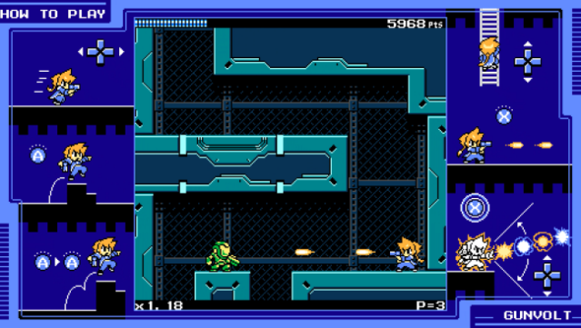 Mighty Gunvolt Free Download gameplay