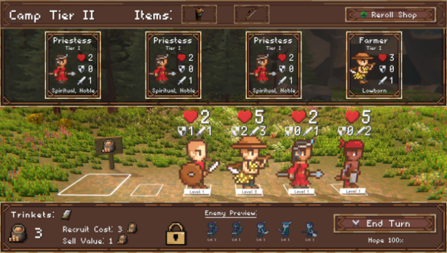 Mirror Throne: Auto Battler Free Download gameplay