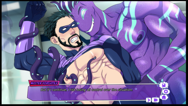 Mister Versatile: A Gay Superhero Visual Novel Free Download gameplay