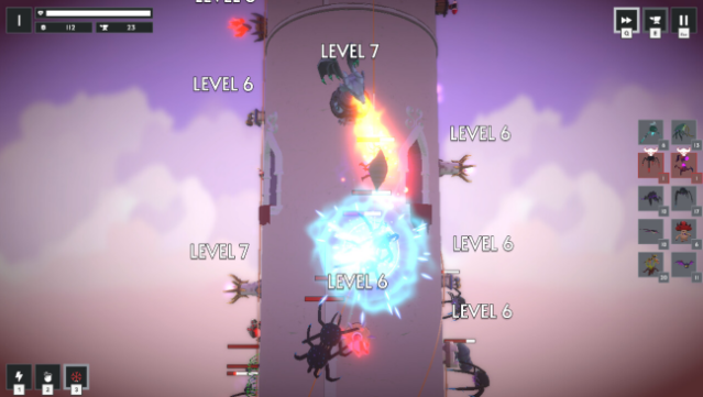 Monos: The Endless Tower Gameplay Screenshot
