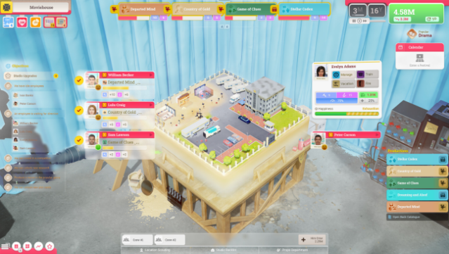 Moviehouse – The Film Studio Tycoon Free Download gameplay