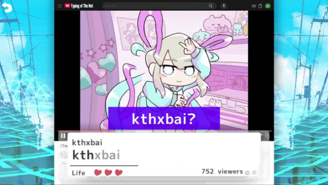 NEEDY STREAMER OVERLOAD: Typing of The Net Free Download gameplay