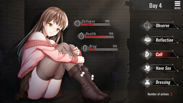Natsuki's Life In Prison Free Download gameplay