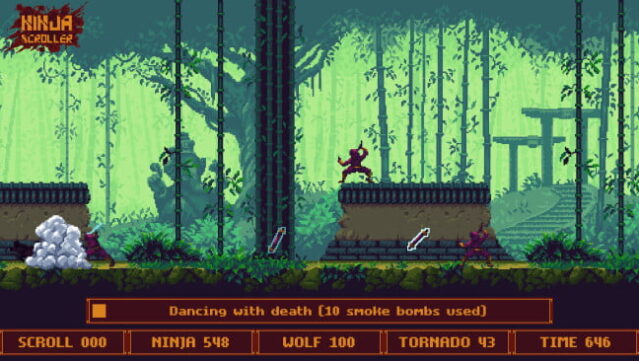 Ninja Scroller Free Download gameplay