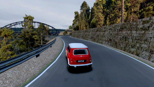 Old School Rally Gameplay Screenshot