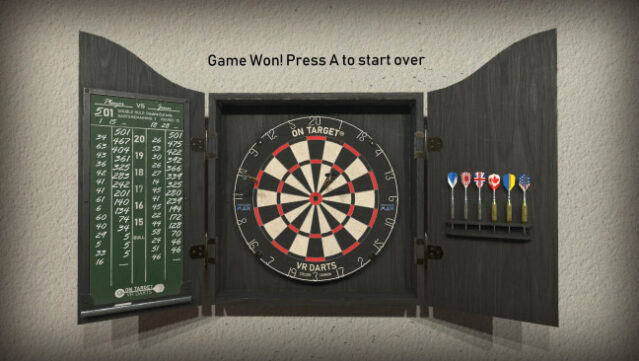 On Target VR Darts Gameplay Screenshot