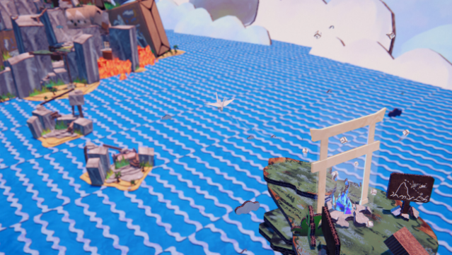 Origami Lovers Gameplay Screenshot
