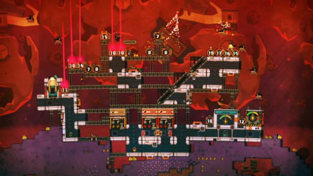 PixelJunk Nom Nom Galaxy Free Download gameplay