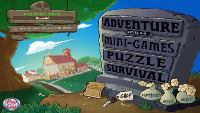 Plants Vs. Zombies Gameplay Screenshot