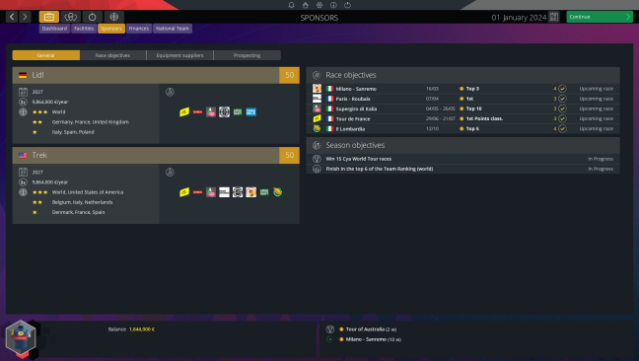 Pro Cycling Manager Gameplay Screenshot