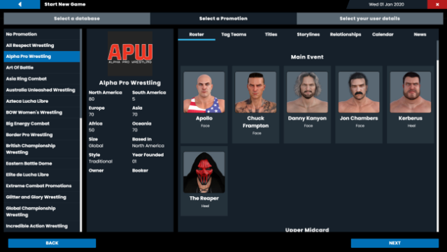 Pro Wrestling Sim Free Download gameplay