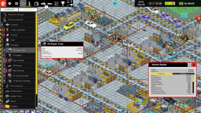 Production Line: Car Factory Simulation Gameplay Screenshot