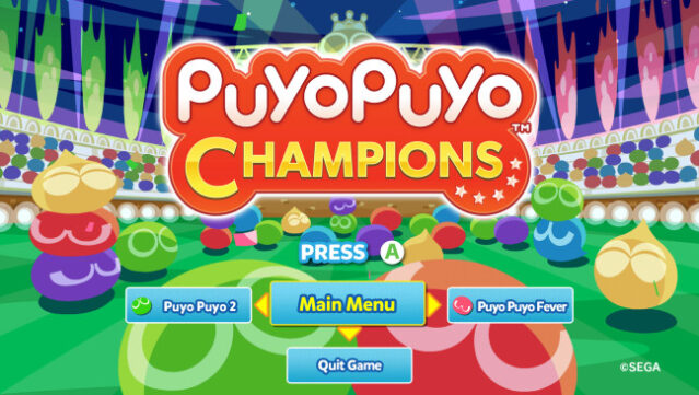 Puyo Puyo Champions Gameplay Screenshot