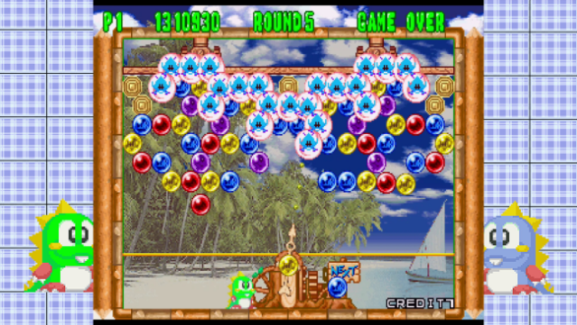 Puzzle Bobble™2X/BUST-A-MOVE™ Arcade Edition & Puzzle Bobble™/BUST-A-MOVE™ S-Tribute Gameplay Screenshot