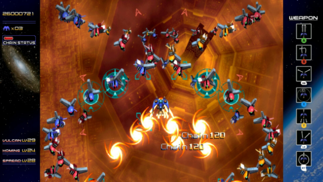 Radiant Silvergun Gameplay Screenshot