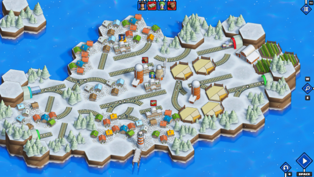 Railway Islands – Puzzle Gameplay Screenshot