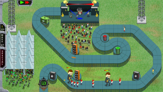 Rock ‘N’ Roll Defense PC Screenshot
