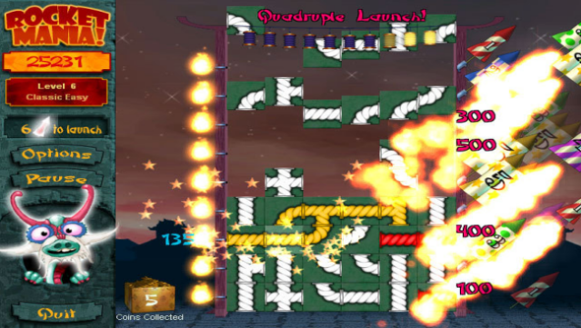 Rocket Mania Deluxe Free Download gameplay