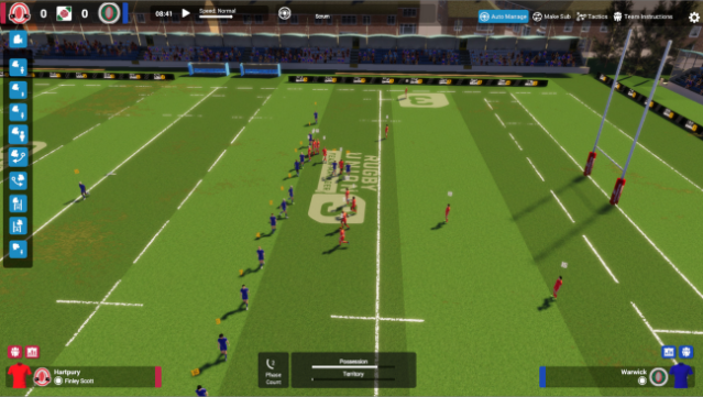 Rugby Union Team Manager 3 Free Download gameplay