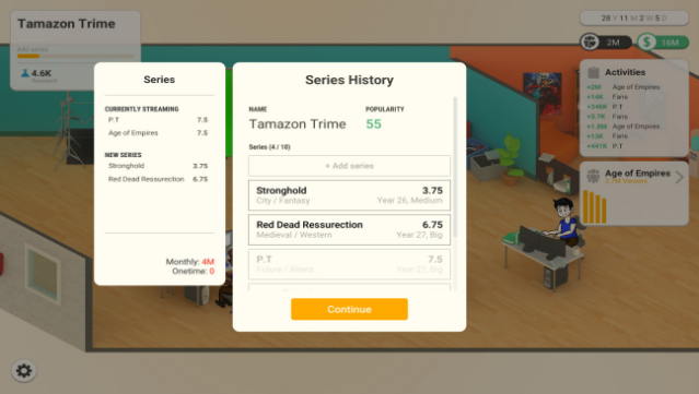 Series Makers Tycoon Free Download gameplay