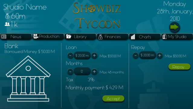 Showbiz Tycoon Free Download gameplay