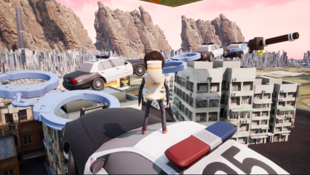 Skibidi Up: Bizarre Climbing Gameplay Screenshot