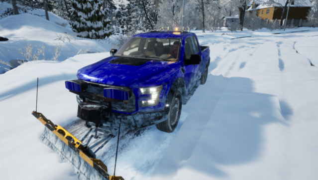 Snow Plowing Simulator PC Screenshot