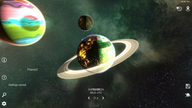 Solar System Simulator Free Download gameplay