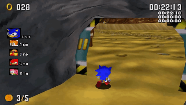Sonic R Free Download gameplay