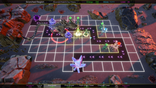 Space Nature Attack Tower Defense Free Download gameplay