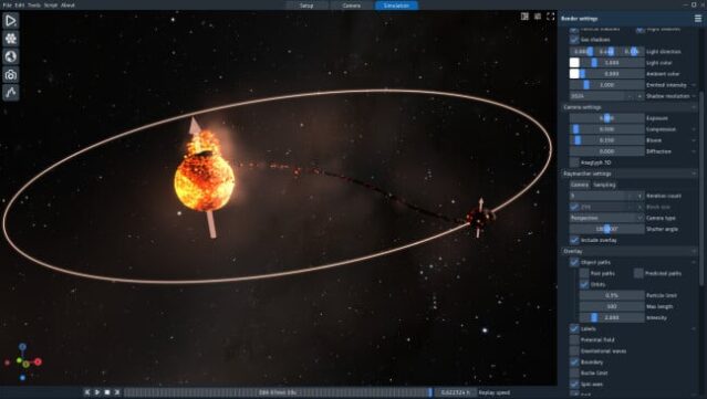 SpaceSim - Astrophysical Simulation Software Free Download