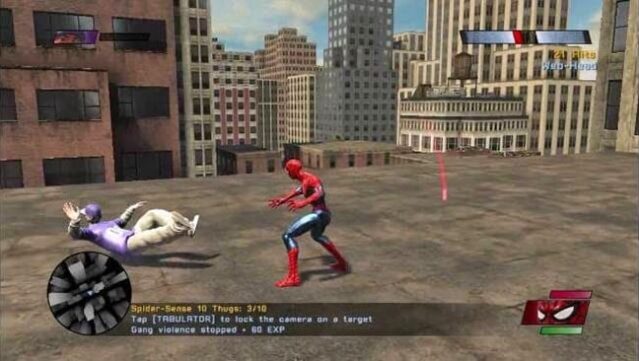 Spider-Man: Web of Shadows Gameplay Screenshot