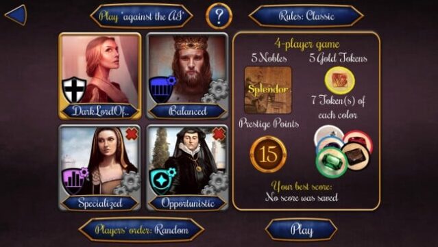 Splendor Free Download gameplay