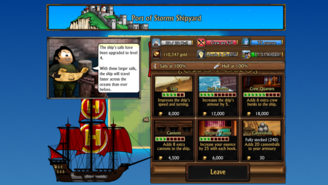 Swords and Sandals Pirates Free Download gameplay