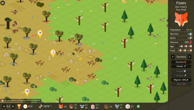 Territory: Animals Genetic Strategy Free Download