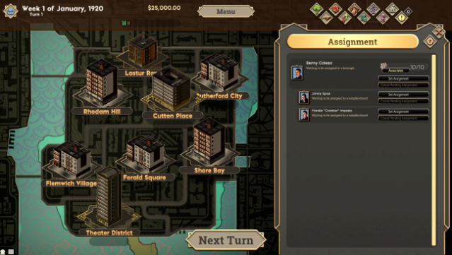 The Commission 1920: Organized Crime Grand Strategy Free Download gameplay
