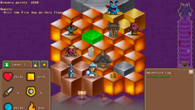 The Dungeon Tower Gameplay Screenshot
