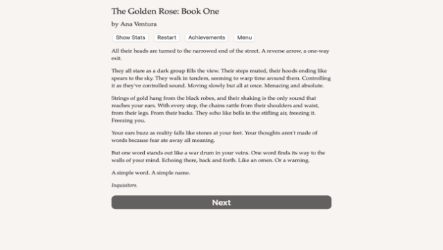 The Golden Rose: Book One PC Screenshot