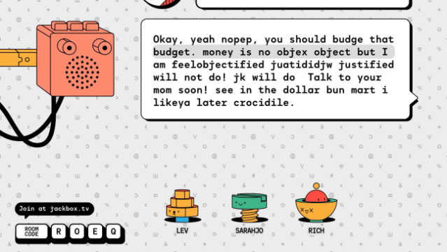 The Jackbox Party Pack Gameplay Screenshot