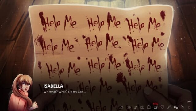 The Letter – Horror Visual Novel Gameplay Screenshot