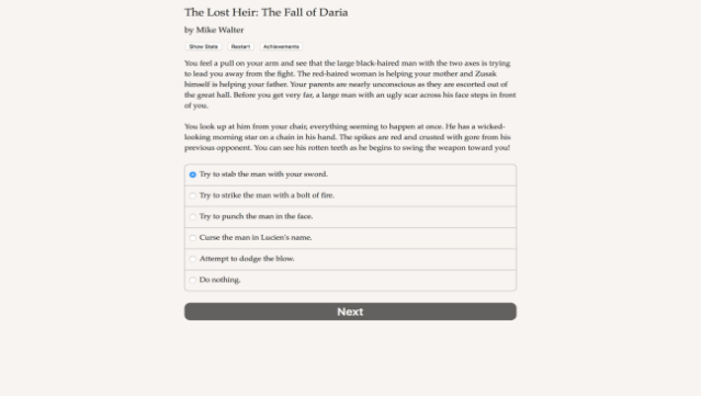 The Lost Heir: The Fall Of Daria Free Download gameplay