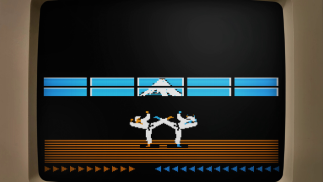The Making of Karateka Gameplay Screenshot